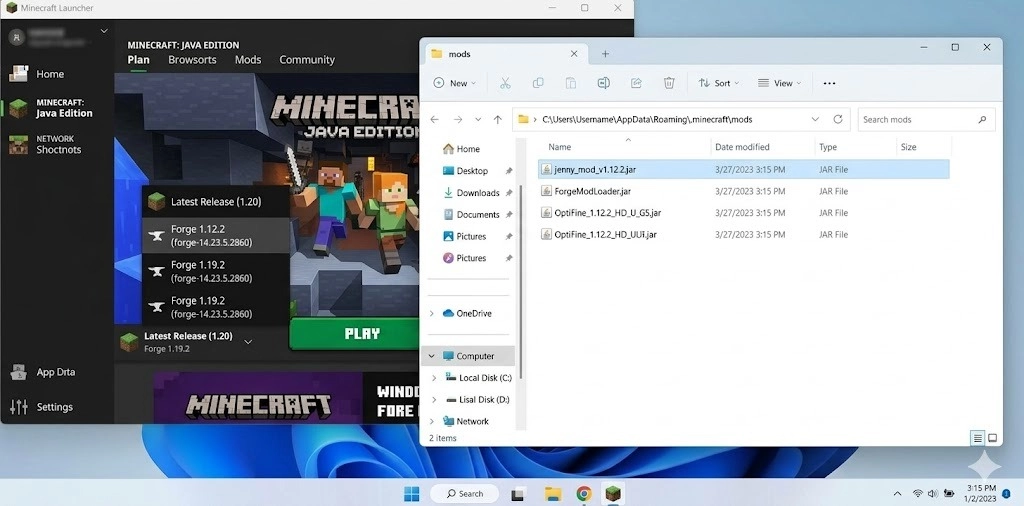 Install Minecraft Forge