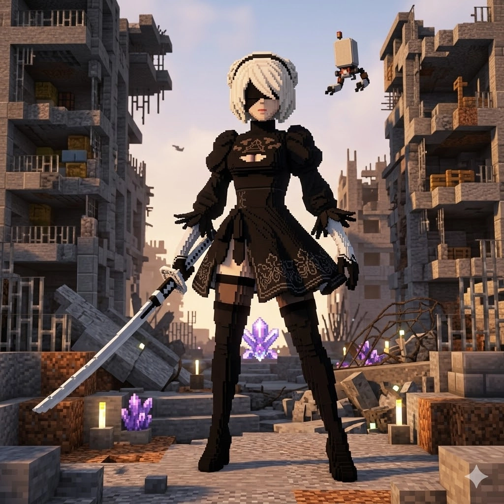 Jenny Mod Models & Skins 11 Yorha 2B (NieR Automata)